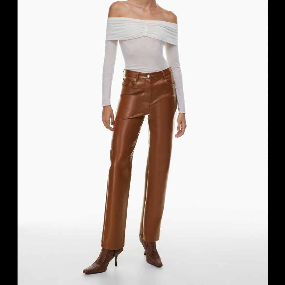 Wilfred “The Melina” Vegan Leather Pant - Size 14